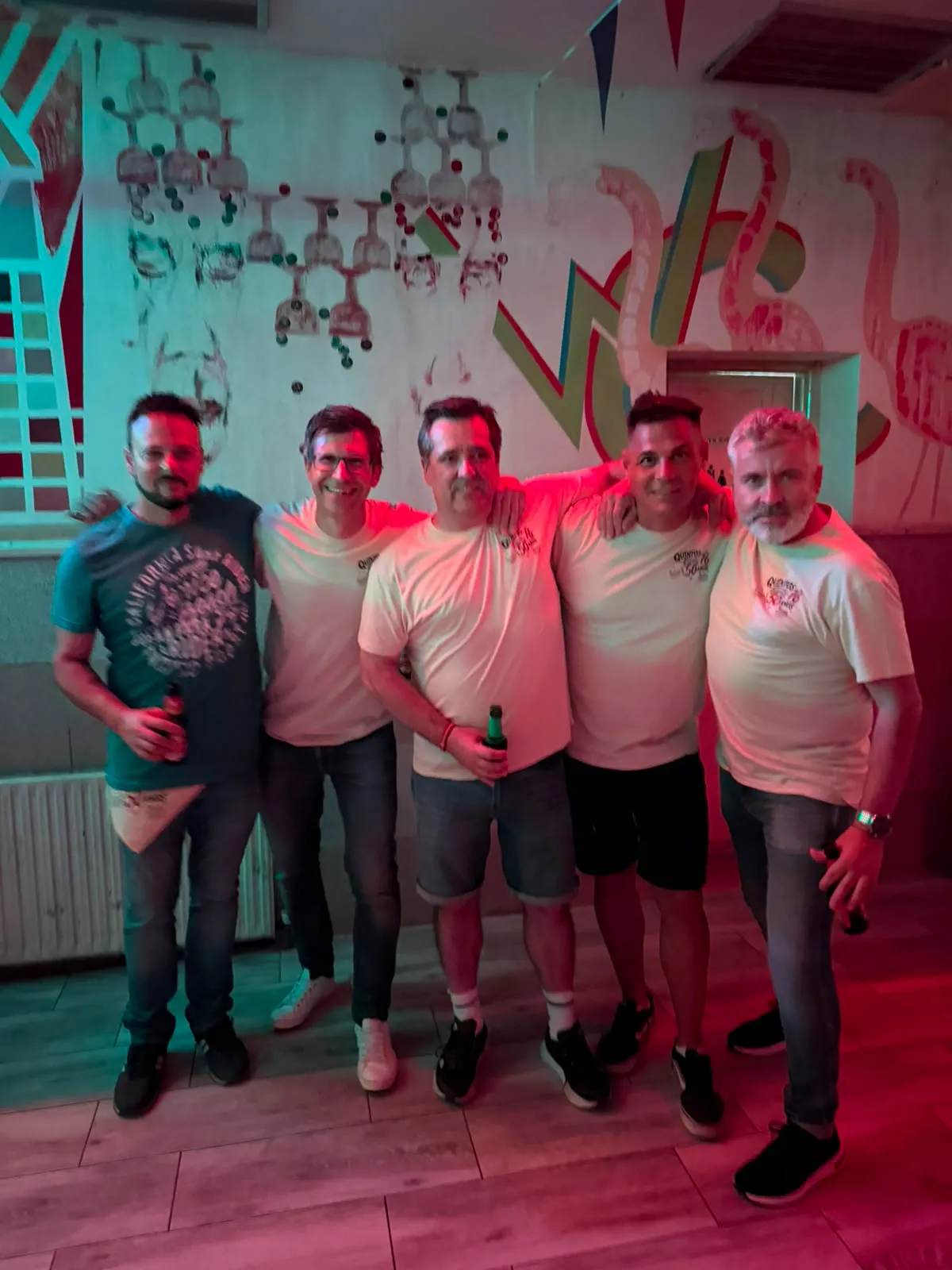 Fiesta de los quintos del 76 en Hinojosa de Duero