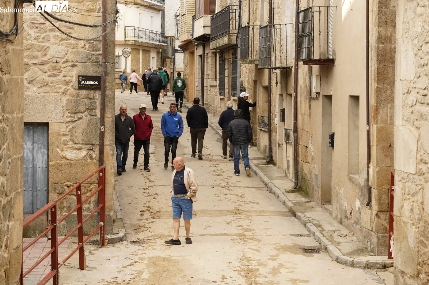 Encierro de La Campana en Aldeadávila de la Ribera, tercero de las fiestas / REP. GRÁFICO: LUIS MIGUEL CONDE