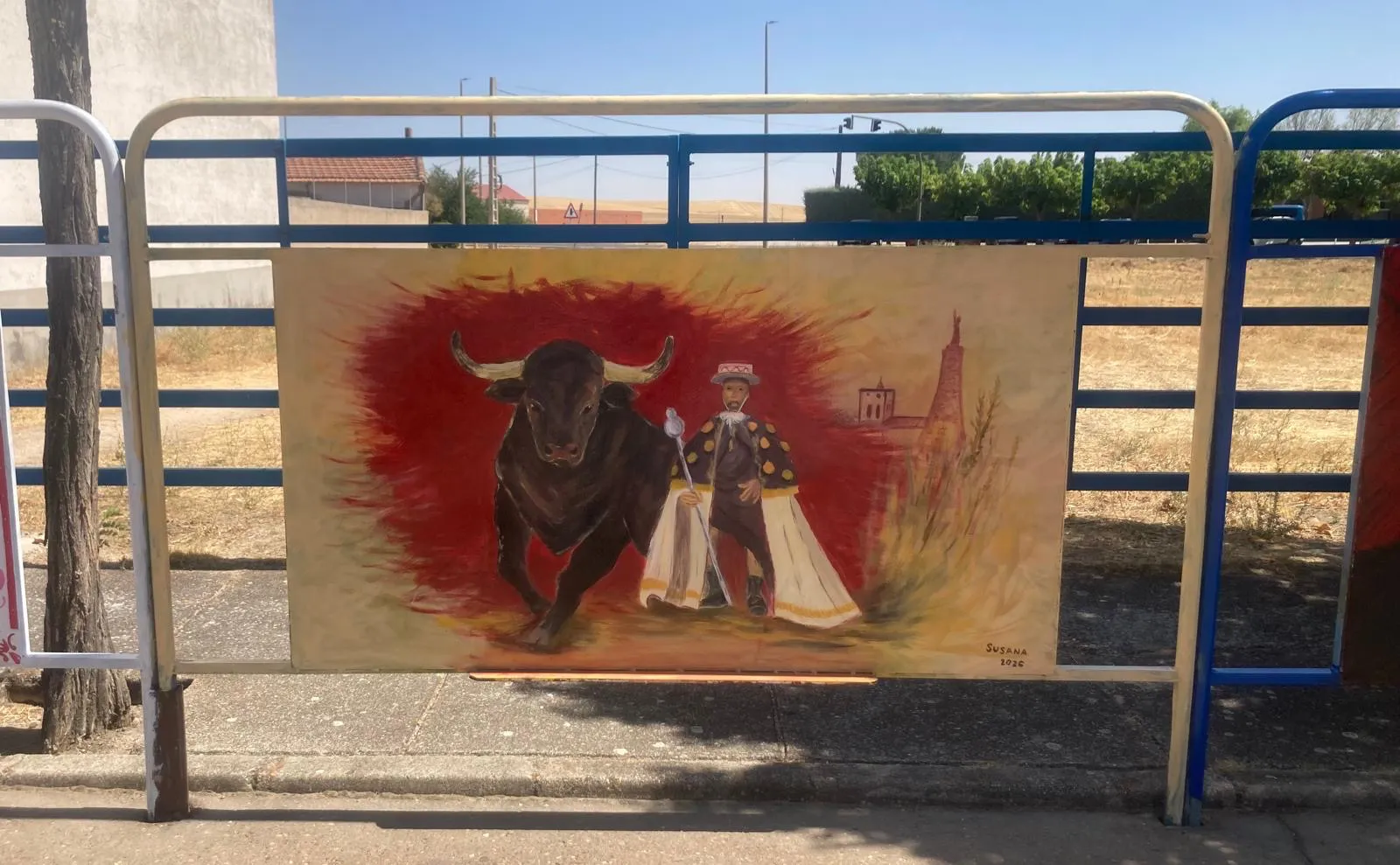 Foto 8 - Francisco Hern&aacute;ndez, &lsquo;Bedija&rsquo;, se alza con el primer premio del I Concurso de Pintura &lsquo;Arte en las Talanqueras&rsquo; de Macotera