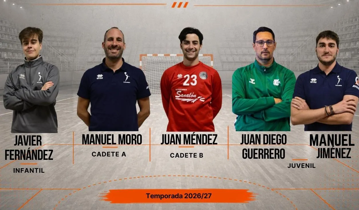 Cuerpos técnicos del BM Ciudad de Salamanca para la temporada 2026/27