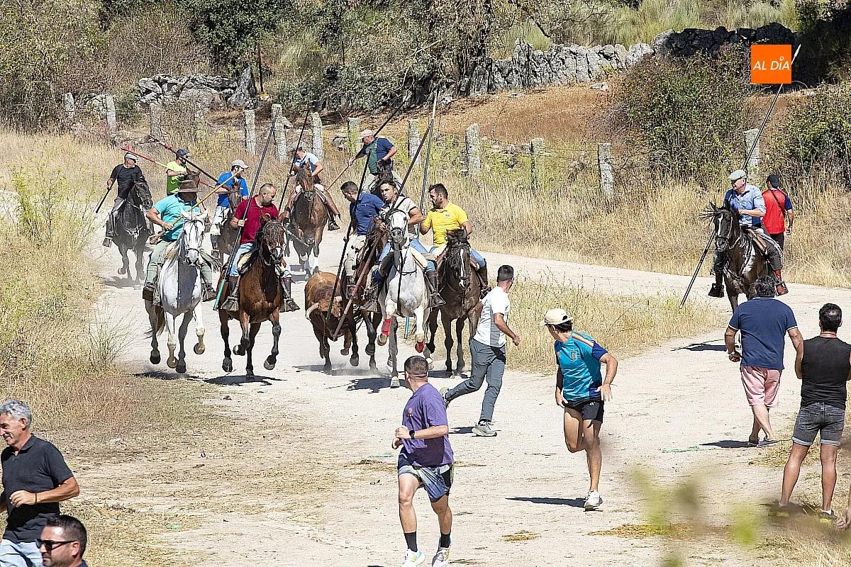 Encierro a Caballo  en Villar de Ciervo
