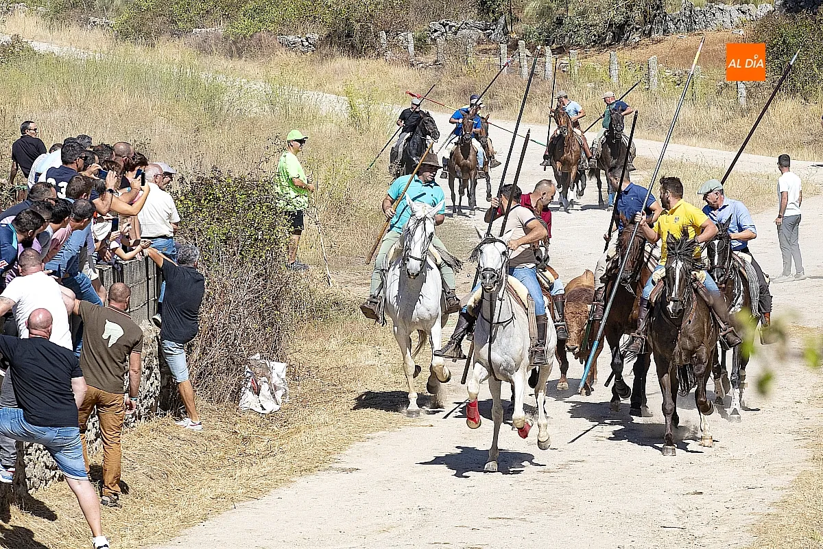 Encierro a Caballo  en Villar de Ciervo