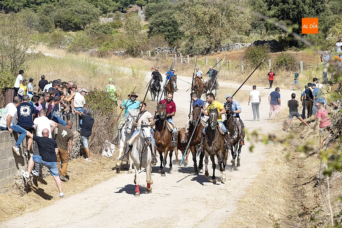 Encierro a Caballo  en Villar de Ciervo