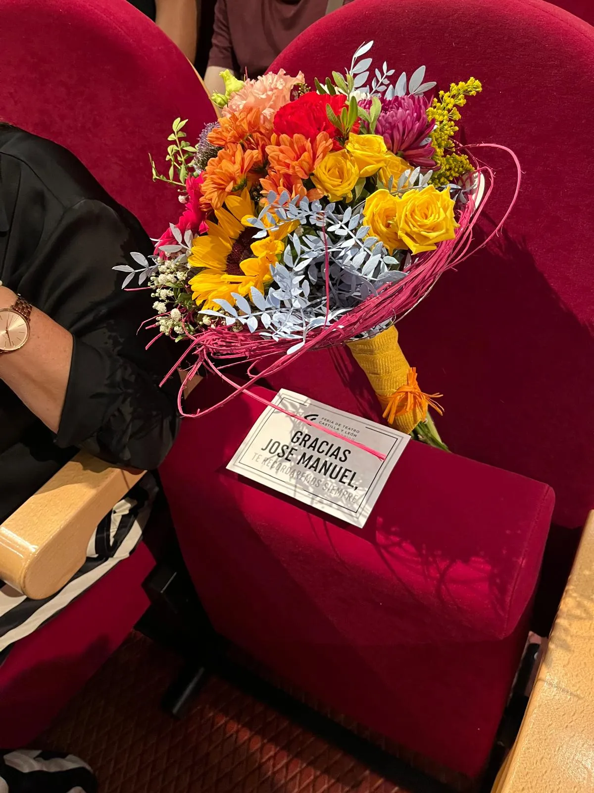 La butaca vacía, homenaje a José Manuel de Luis en la inauguración de la Feria de Teatro de Ciudad Rodrigo