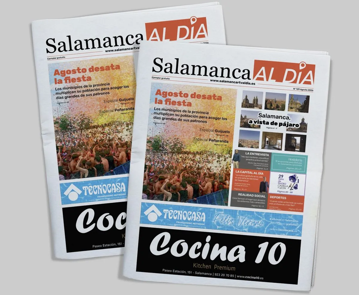 Nuevo periódico en papel de SALAMANCA AL DÍA de agosto