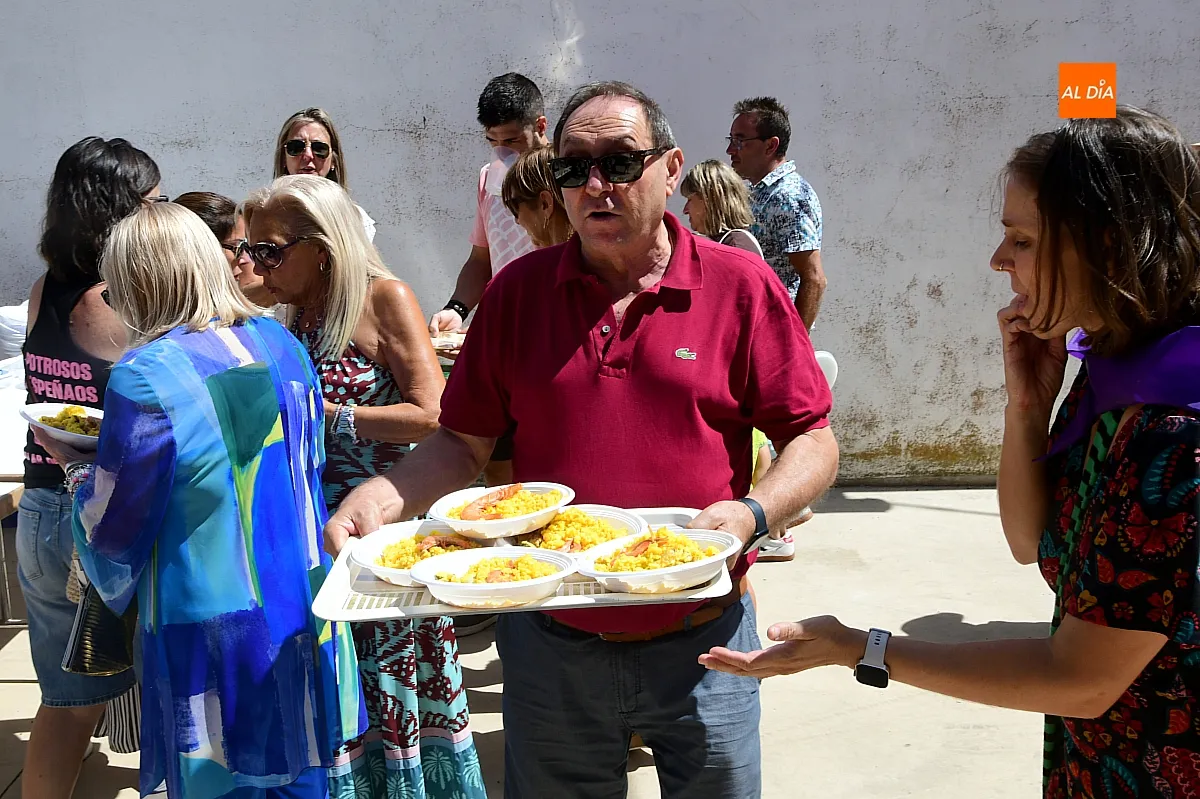 Paella popular en Villar de la yegua para despedir sus fiestas