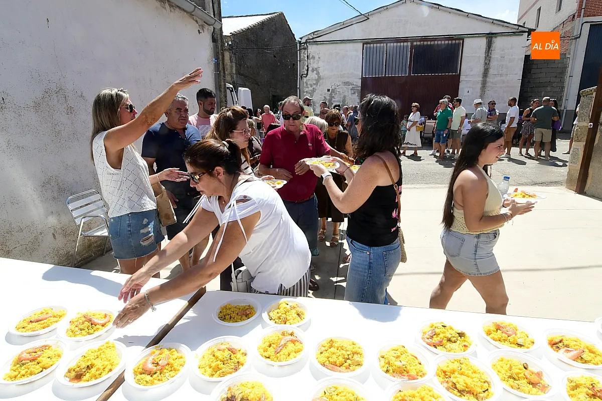 Paella popular en Villar de la yegua para despedir sus fiestas