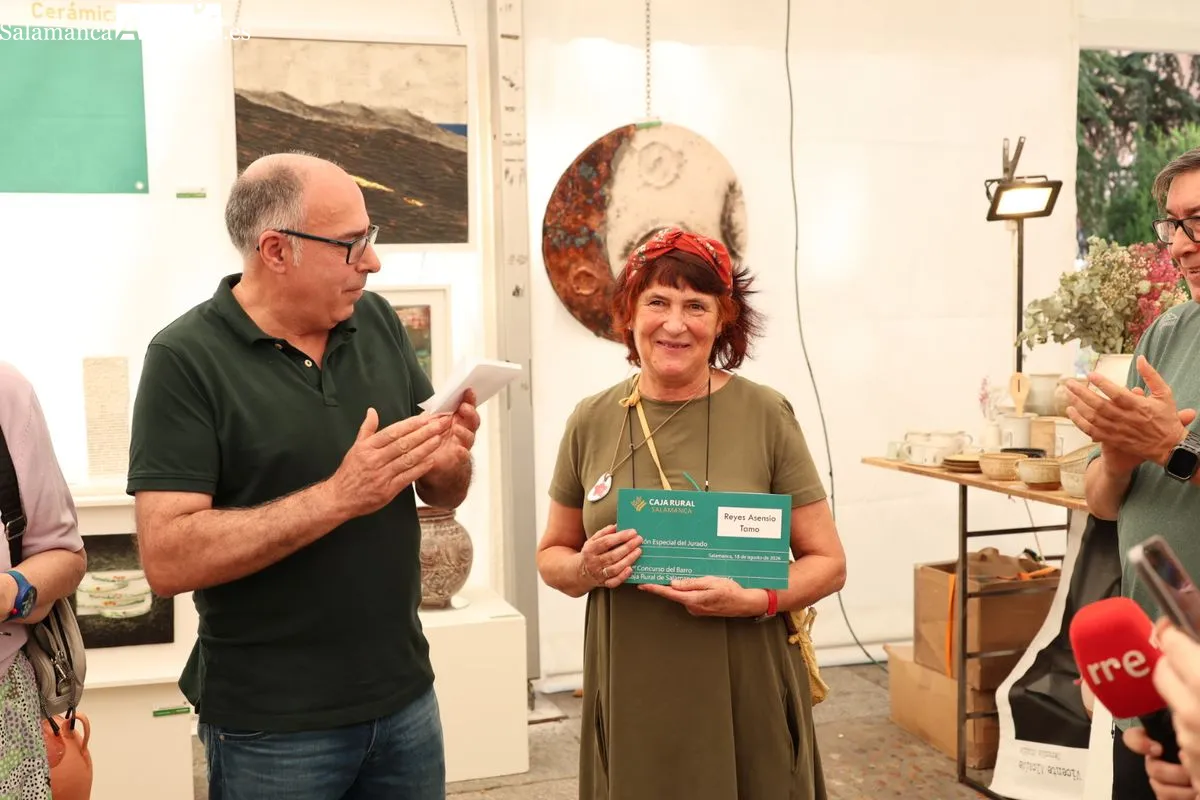 Entrega de premios del I Concurso del Barro patrocinado por Caja Rural de Salamanca. Foto de David Sañudo
