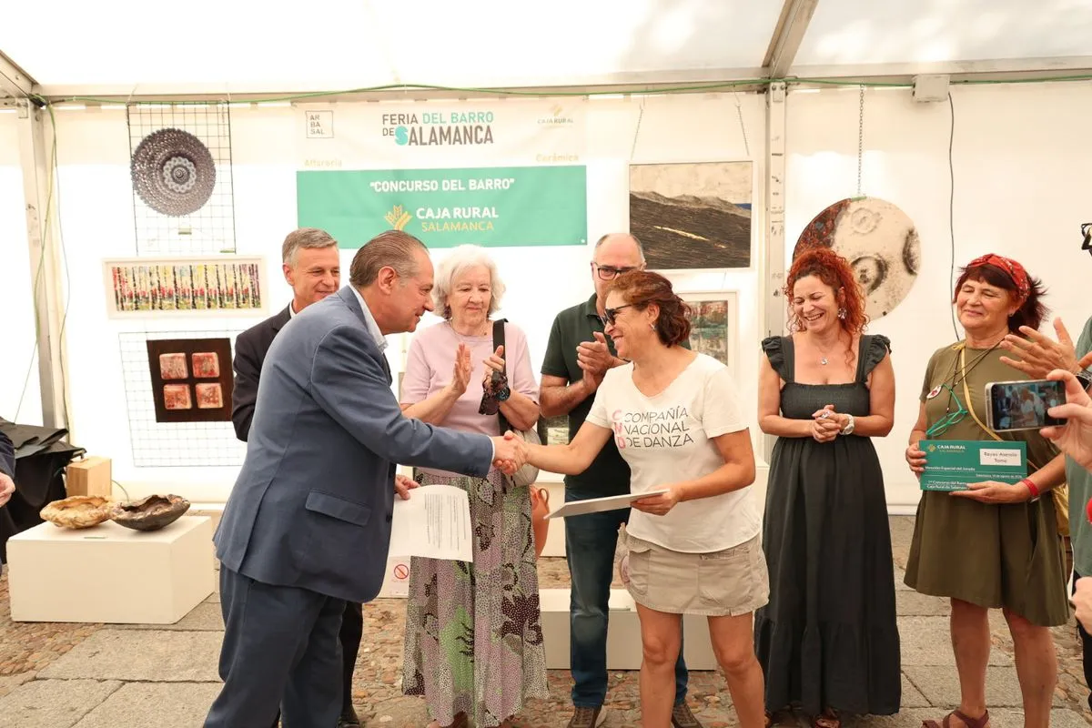 Entrega de premios del I Concurso del Barro patrocinado por Caja Rural de Salamanca. Foto de David Sañudo