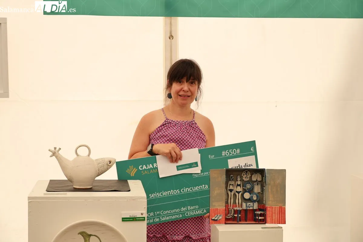 Entrega de premios del I Concurso del Barro patrocinado por Caja Rural de Salamanca. Foto de David Sañudo