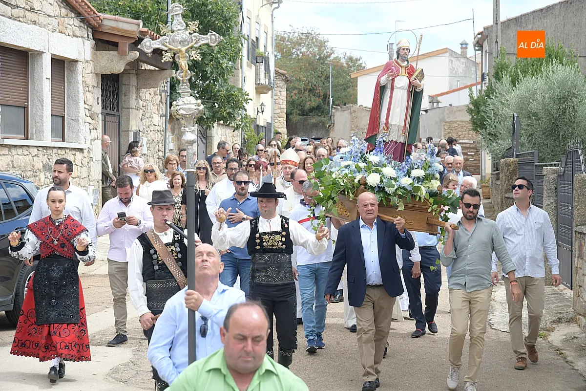 Villar de Ciervo celebra San Agustín presencia obispo civitatense