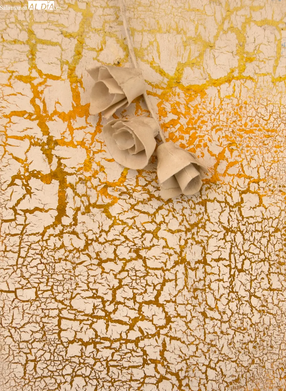 Amelia García convierte su taller de Valverdón en un referente de la escultura contemporánea. Foto de Manuel Lamas