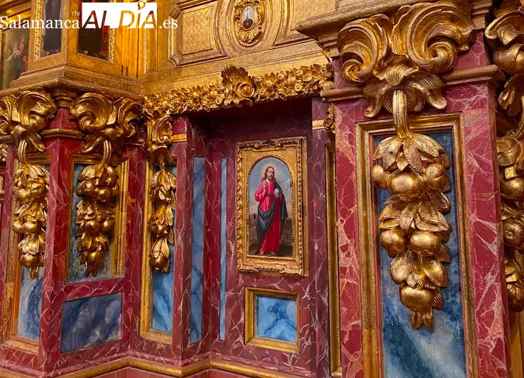 Foto 2 - El retablo de Santa Teresa recupera su belleza original