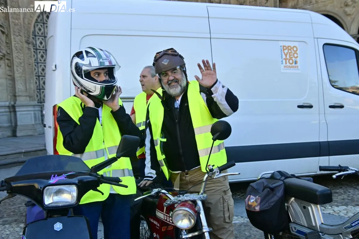 Un recorrido de 286 kilómetros para sensibilizar sobre las adicciones en Salamanca | FOTOS: SALAMANCArtv AL DÍA