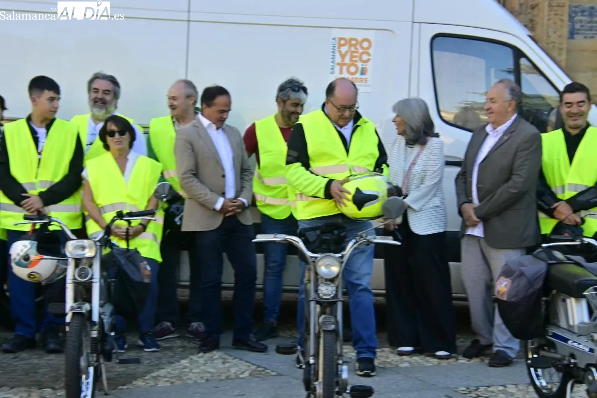 Un recorrido de 286 kilómetros para sensibilizar sobre las adicciones en Salamanca | FOTOS: SALAMANCArtv AL DÍA