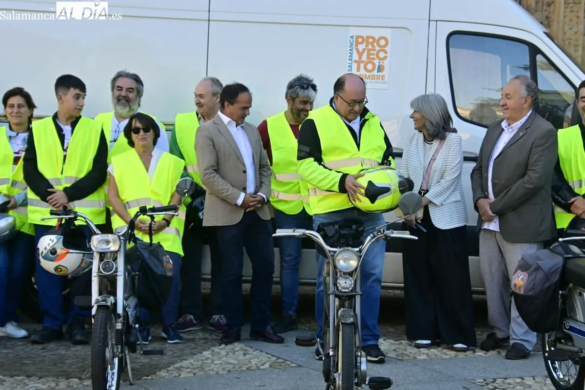 Un recorrido de 286 kilómetros para sensibilizar sobre las adicciones en Salamanca | FOTOS: SALAMANCArtv AL DÍA