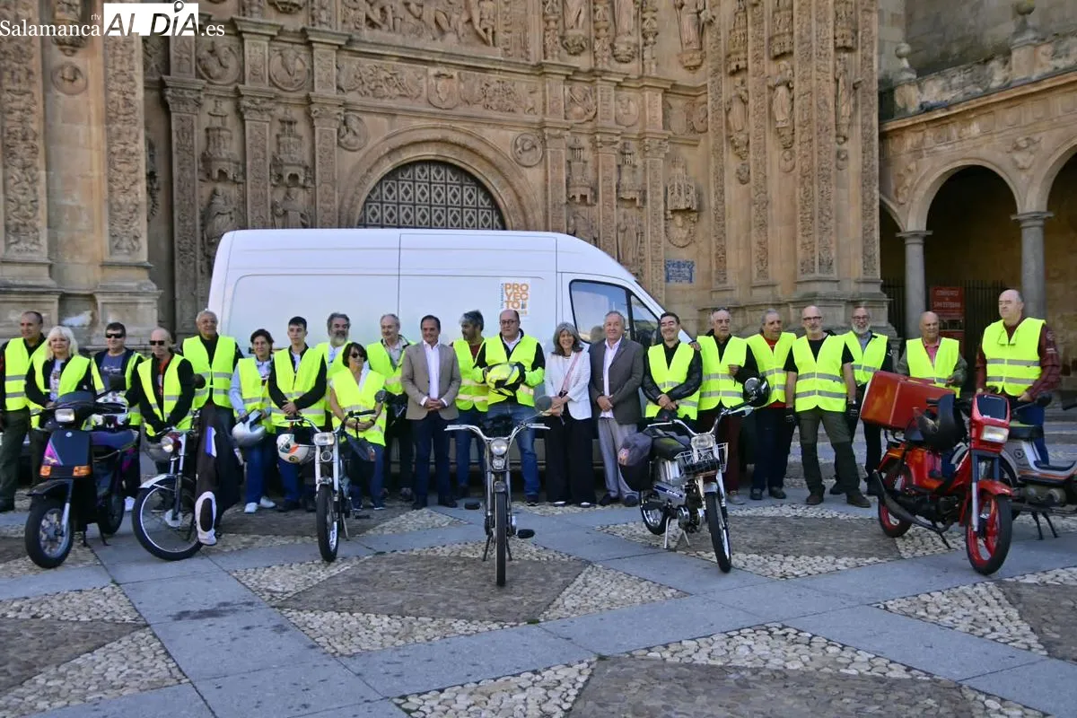 Un recorrido de 286 kilómetros para sensibilizar sobre las adicciones en Salamanca | FOTOS: SALAMANCArtv AL DÍA