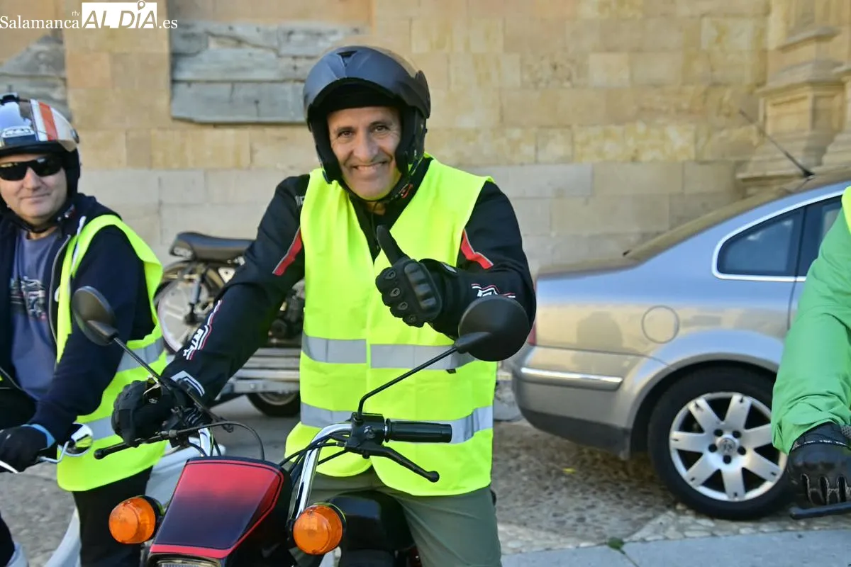 Un recorrido de 286 kilómetros para sensibilizar sobre las adicciones en Salamanca | FOTOS: SALAMANCArtv AL DÍA