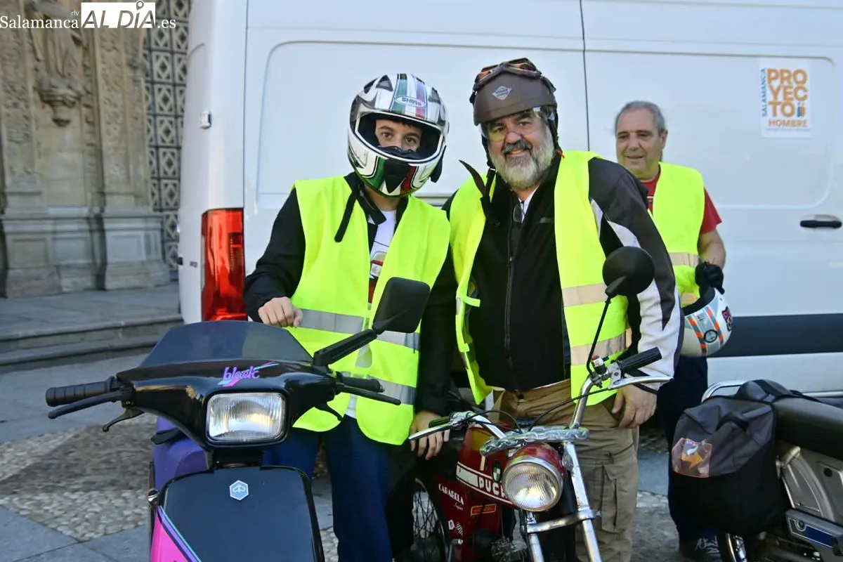 Un recorrido de 286 kilómetros para sensibilizar sobre las adicciones en Salamanca | FOTOS: SALAMANCArtv AL DÍA