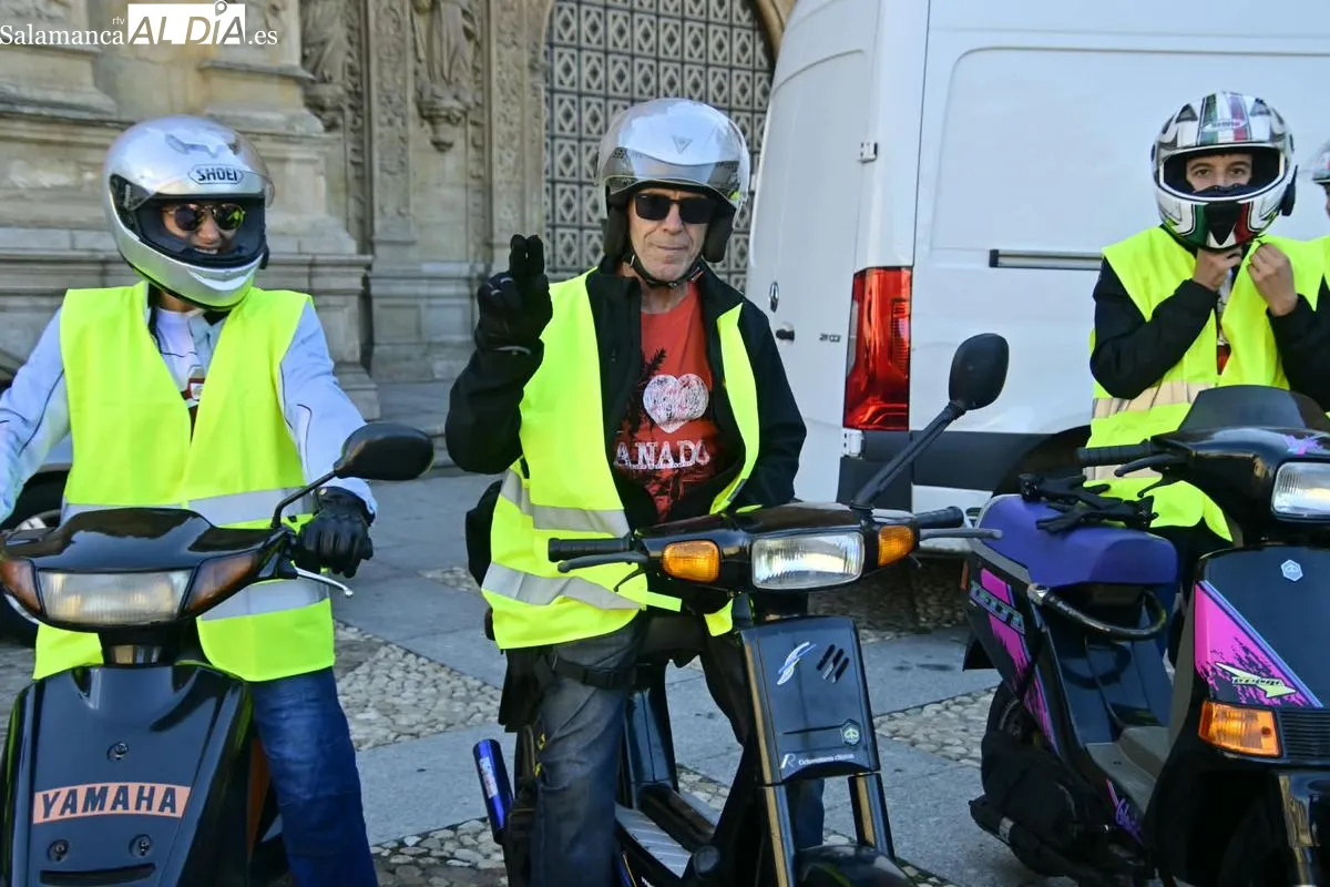 Un recorrido de 286 kilómetros para sensibilizar sobre las adicciones en Salamanca | FOTOS: SALAMANCArtv AL DÍA