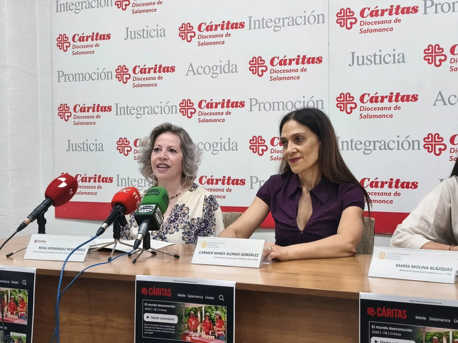 Foto 3 - "Ser espectador est&aacute; bien, pero ser voluntario... est&aacute; mejor", C&aacute;ritas quiere incrementar su voluntariado en Salamanca