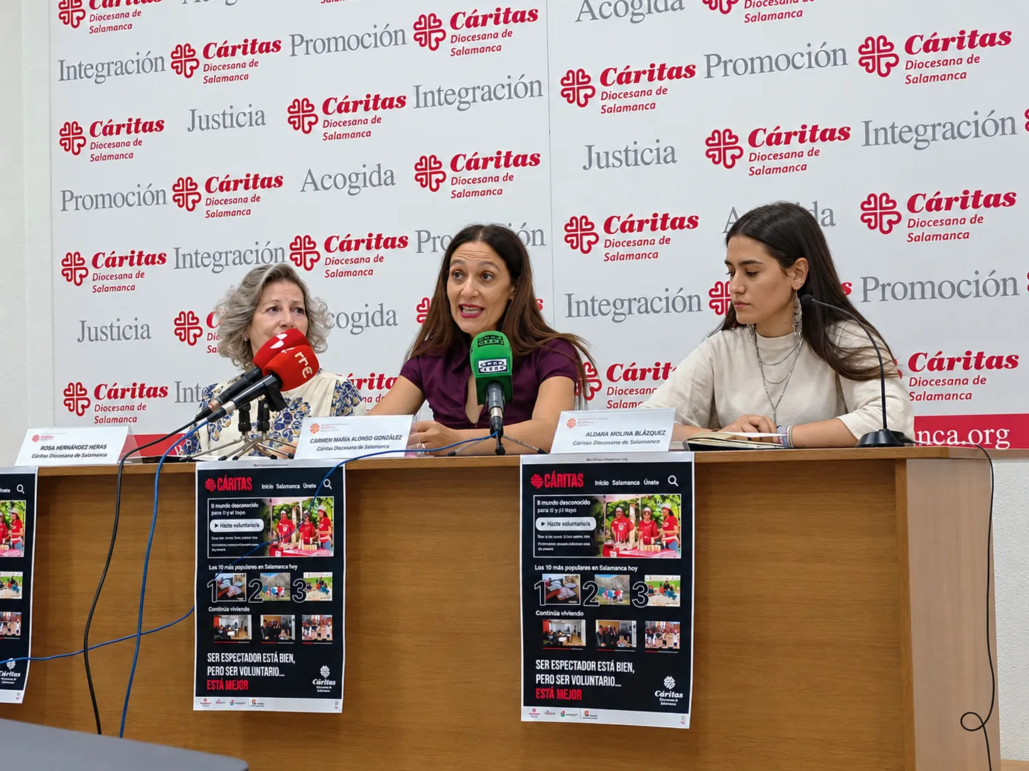 Foto 2 - "Ser espectador est&aacute; bien, pero ser voluntario... est&aacute; mejor", C&aacute;ritas quiere incrementar su voluntariado en Salamanca