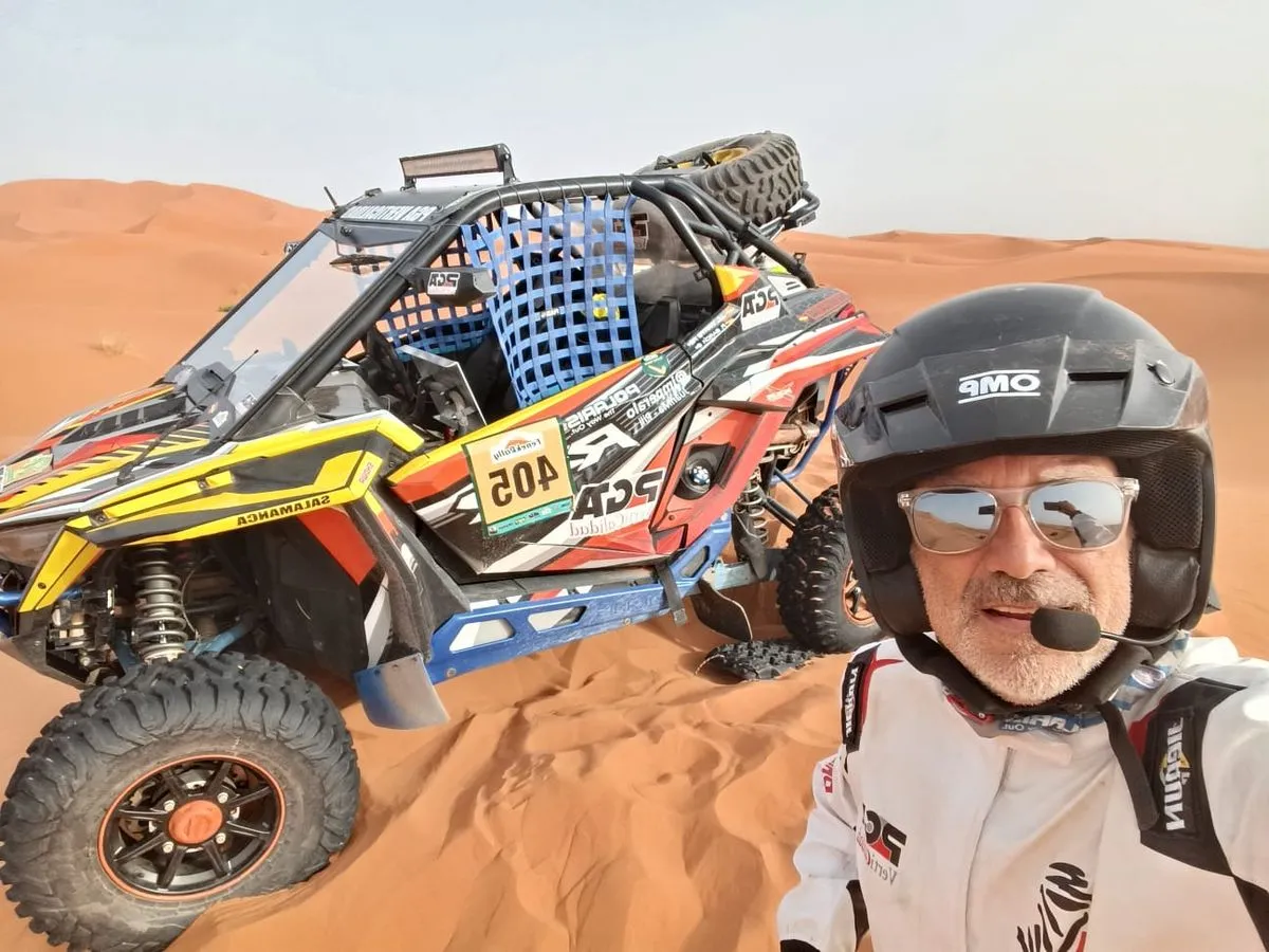 Los pilotos salmantinos Juan Carlos Prats y Pablo García logran un meritorio cuarto puesto en el Rally del Sáhara con su Polaris 601