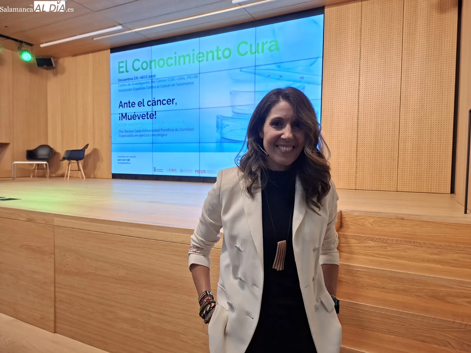 Jornada 'Ante el cáncer, muévete' en Salamanca. Fotos: R.M.G