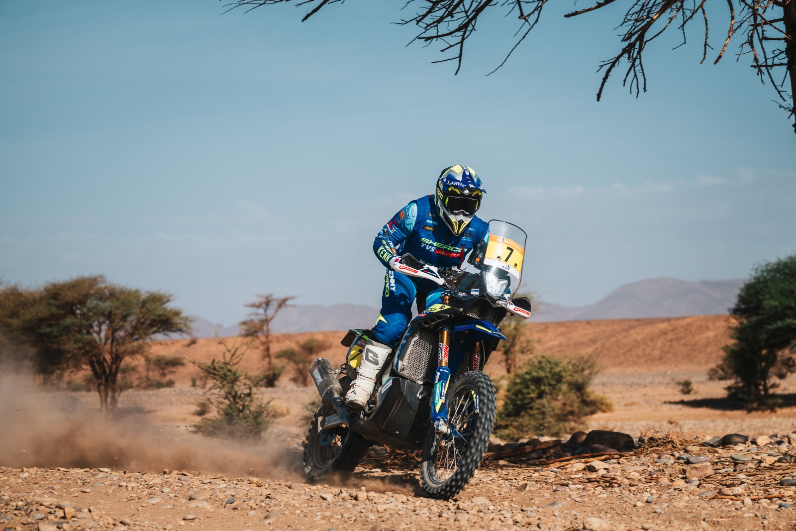 Santolino sufre en el Rally de Marruecos ante un trazado pedregoso
