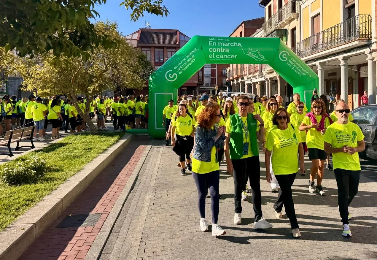 Peñaranda se vuelca con una nueva edición de la Marcha Solidaria de la AECC