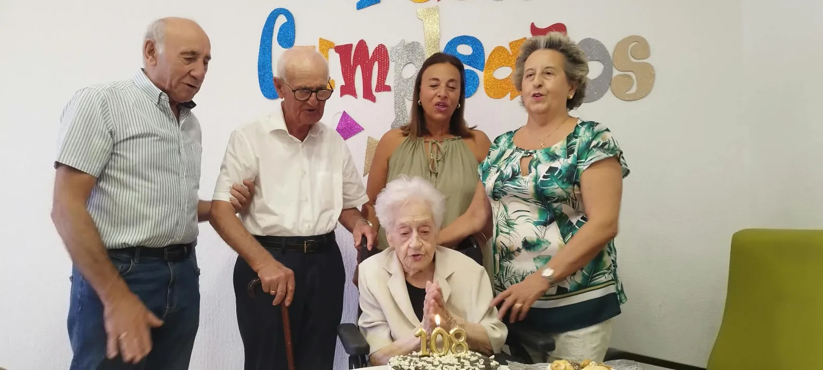 Lola González celebra 108 años en Santa Marta de Tormes