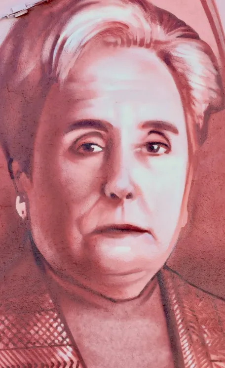 El emotivo homenaje en forma de mural a Primitiva y Loli, enfermeras en municipio salmantino de Los Santos | FOTO: Perfil IG: artedanielmartin