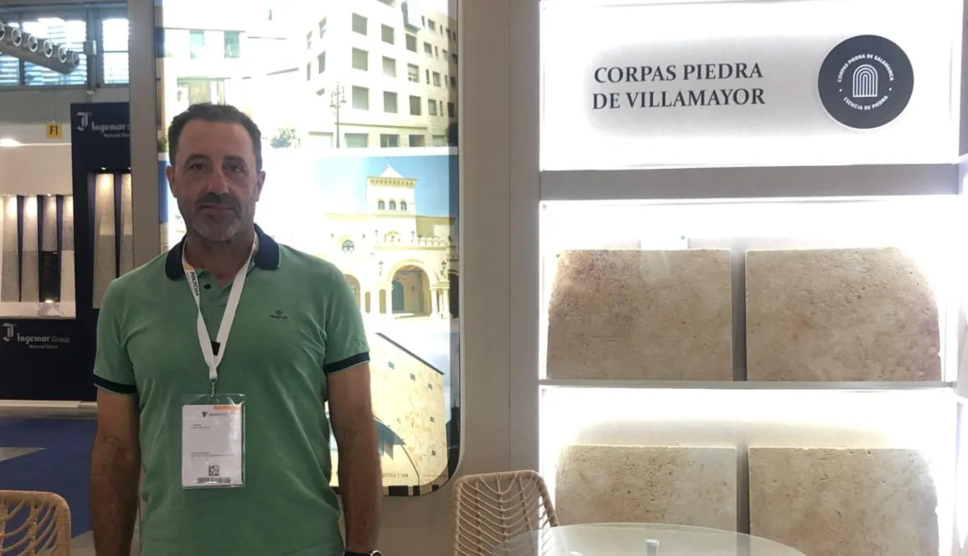 La piedra de Villamayor triunfa en la feria de Verona