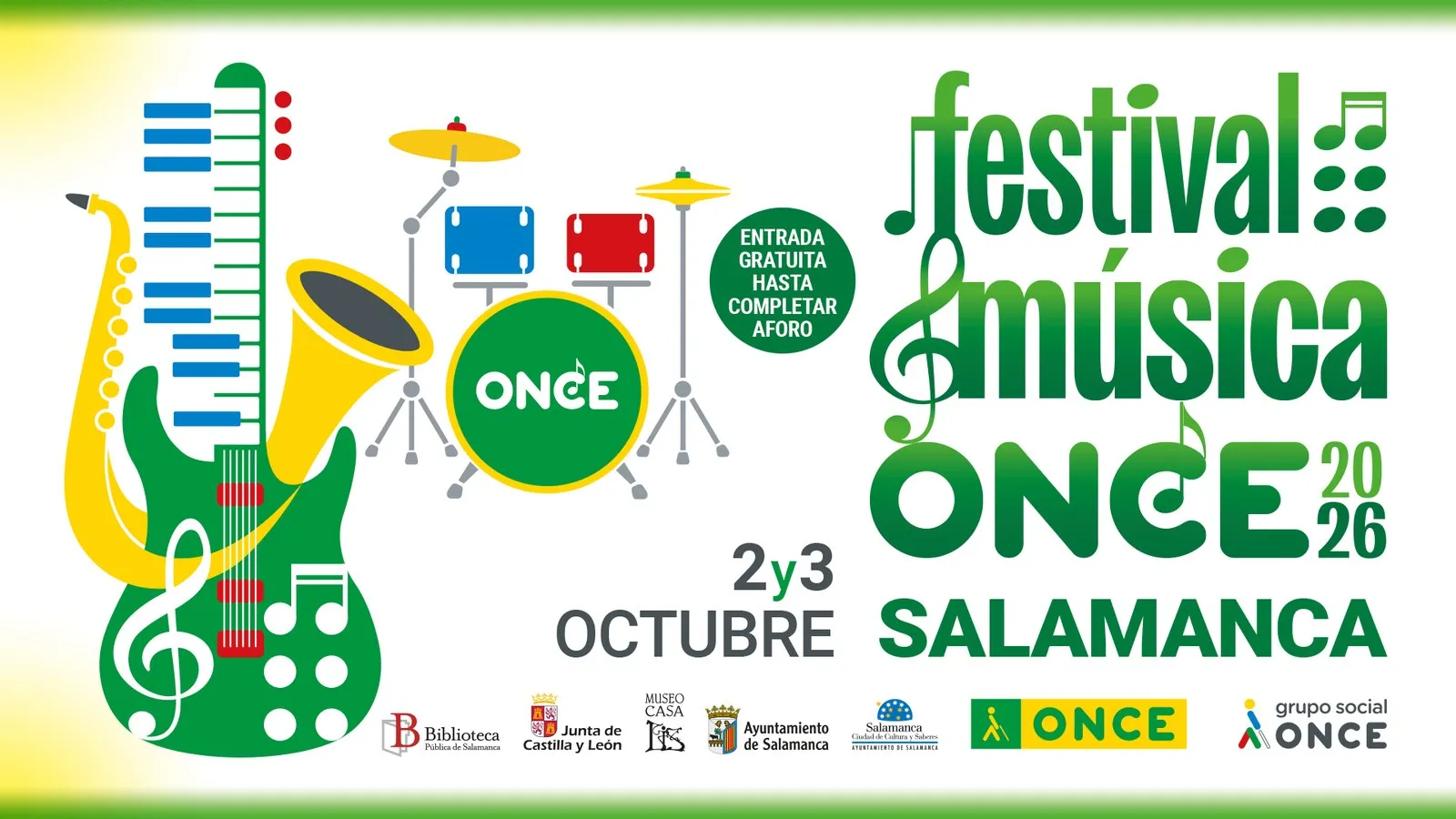 Foto 3 - Salamanca acoger&aacute; el Festival M&uacute;sica ONCE con m&aacute;s de 40 artistas con discapacidad visual