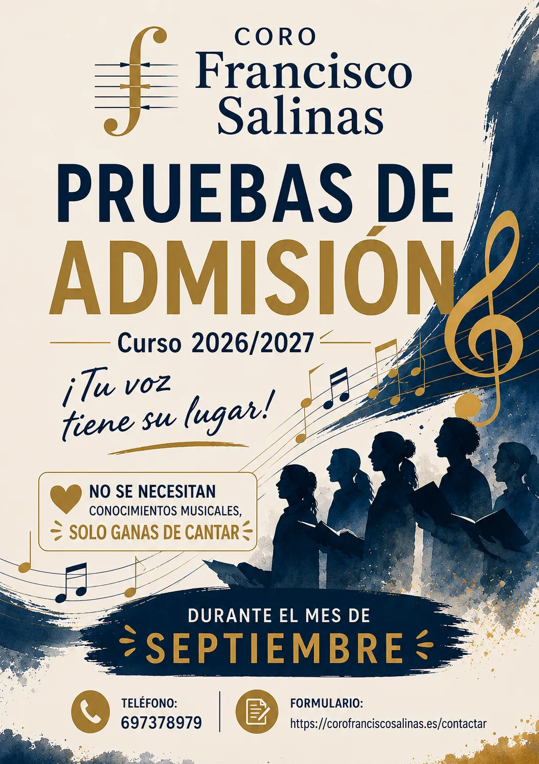 Foto 2 - &iquest;Te gustar&iacute;a cantar en el Coro Francisco Salinas? Esta es tu oportunidad