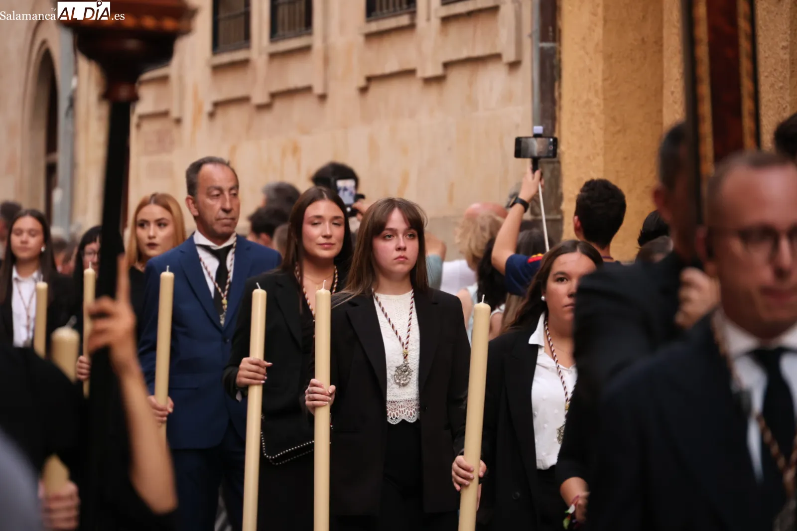 Procesión extraordinaria en Salamanca. Fotis: David Sañudo
