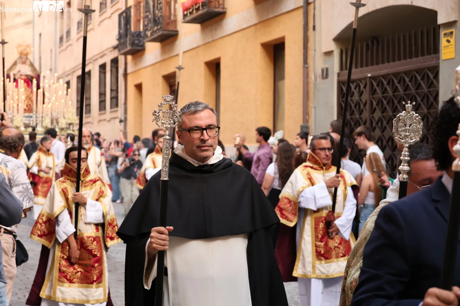 Procesión extraordinaria en Salamanca. Fotis: David Sañudo