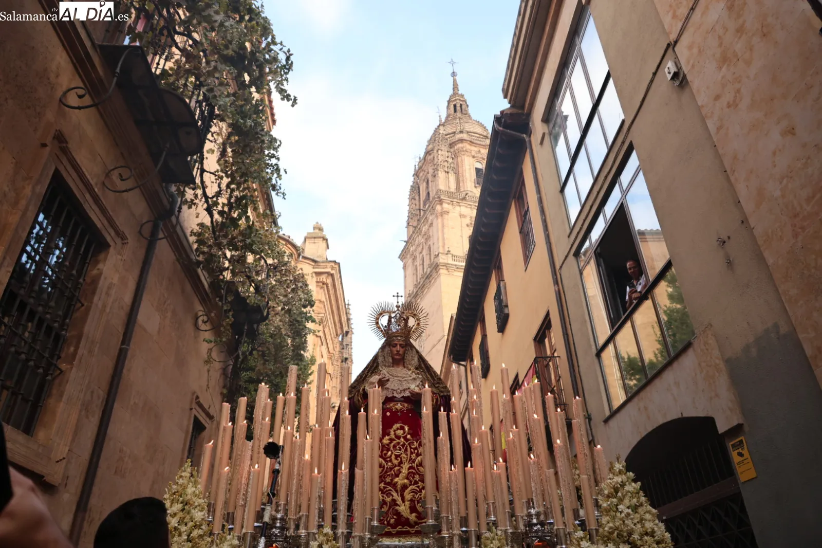 Procesión extraordinaria en Salamanca. Fotis: David Sañudo