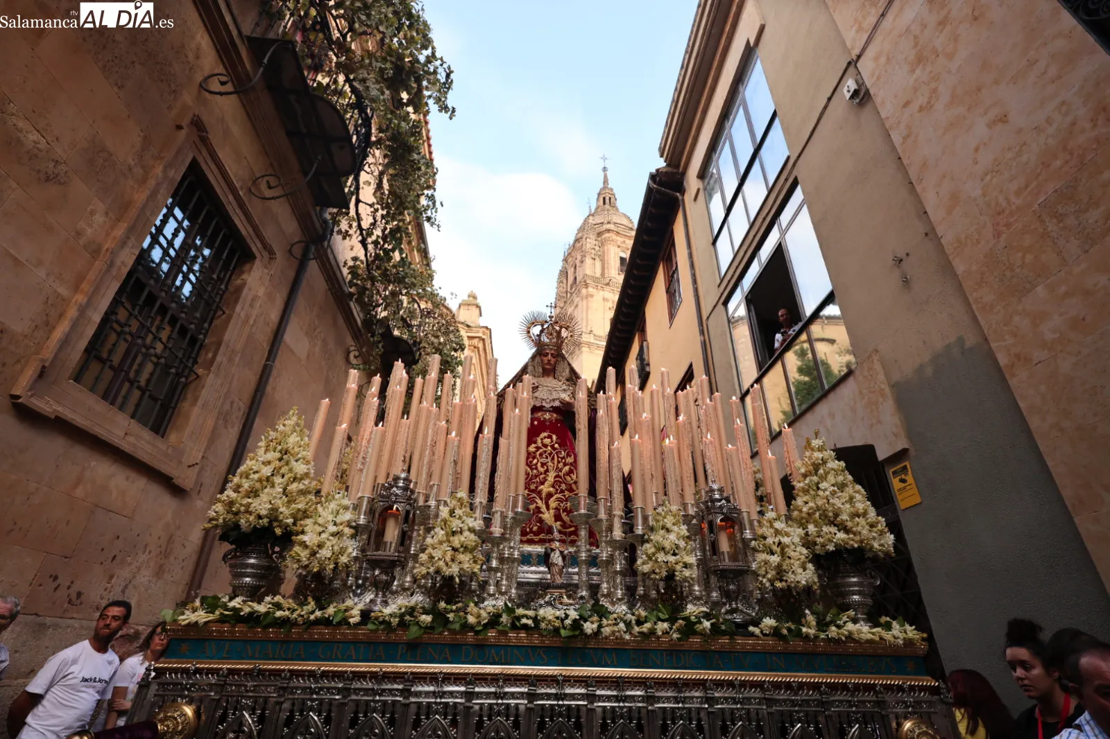Procesión extraordinaria en Salamanca. Fotis: David Sañudo
