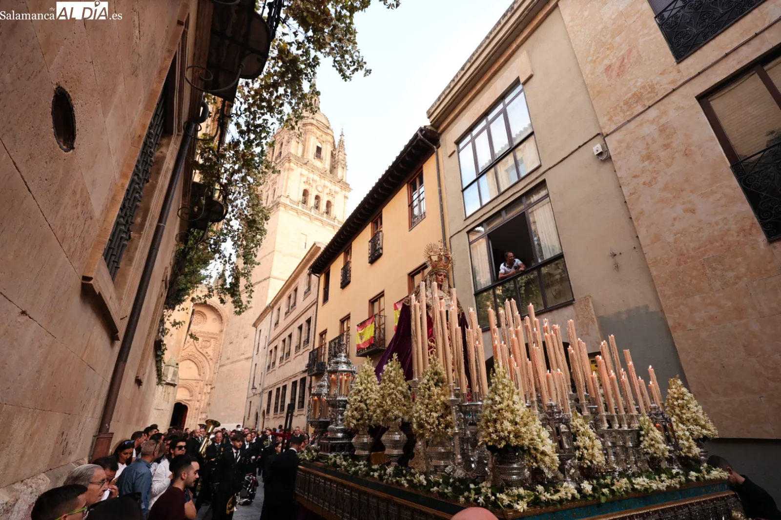 Procesión extraordinaria en Salamanca. Fotis: David Sañudo
