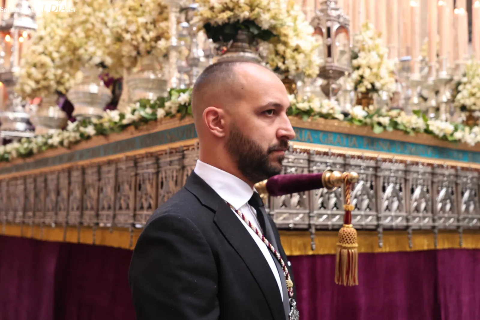 Procesión extraordinaria en Salamanca. Fotis: David Sañudo