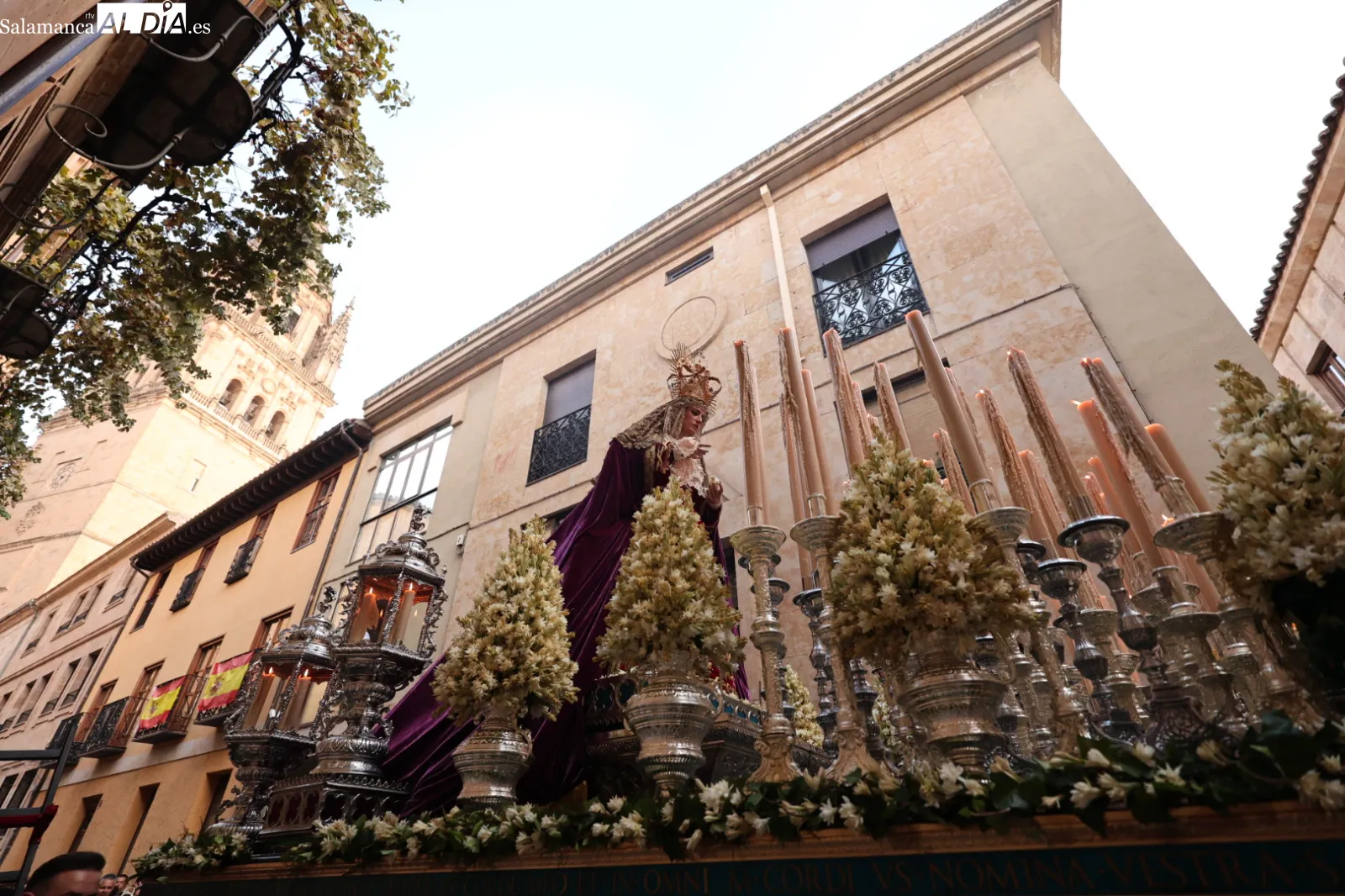 Procesión extraordinaria en Salamanca. Fotis: David Sañudo