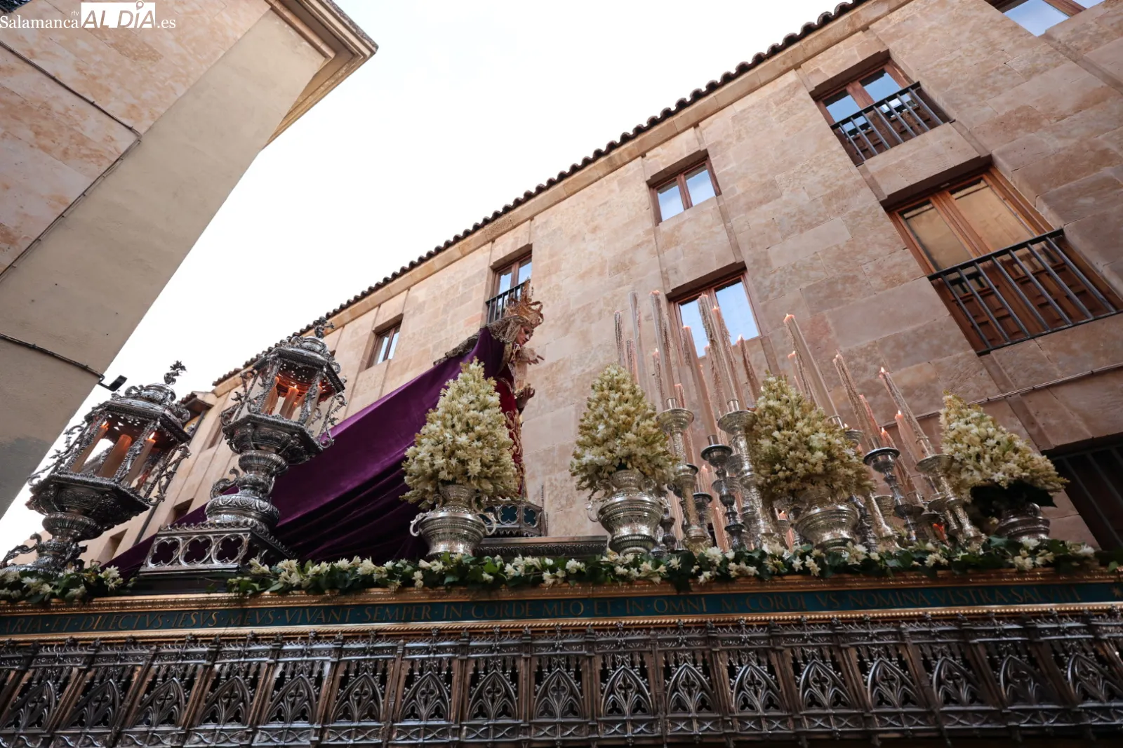 Procesión extraordinaria en Salamanca. Fotis: David Sañudo