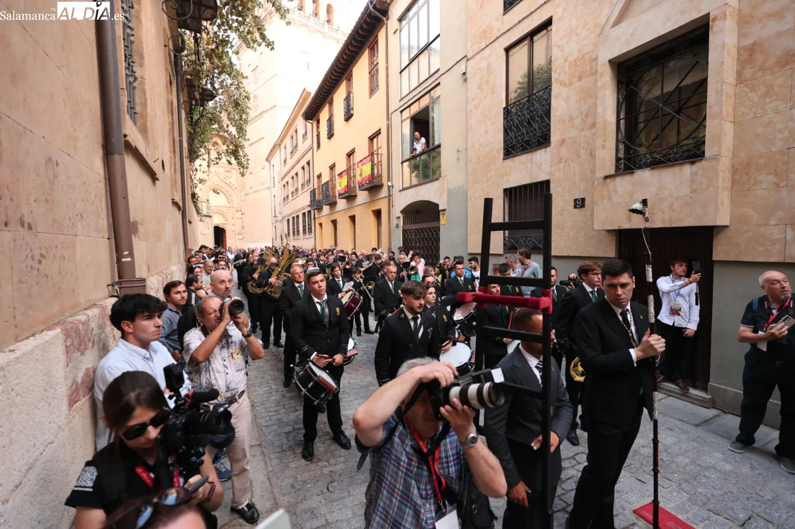 Procesión extraordinaria en Salamanca. Fotis: David Sañudo