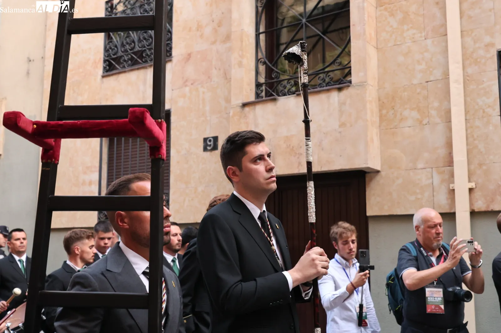Procesión extraordinaria en Salamanca. Fotis: David Sañudo