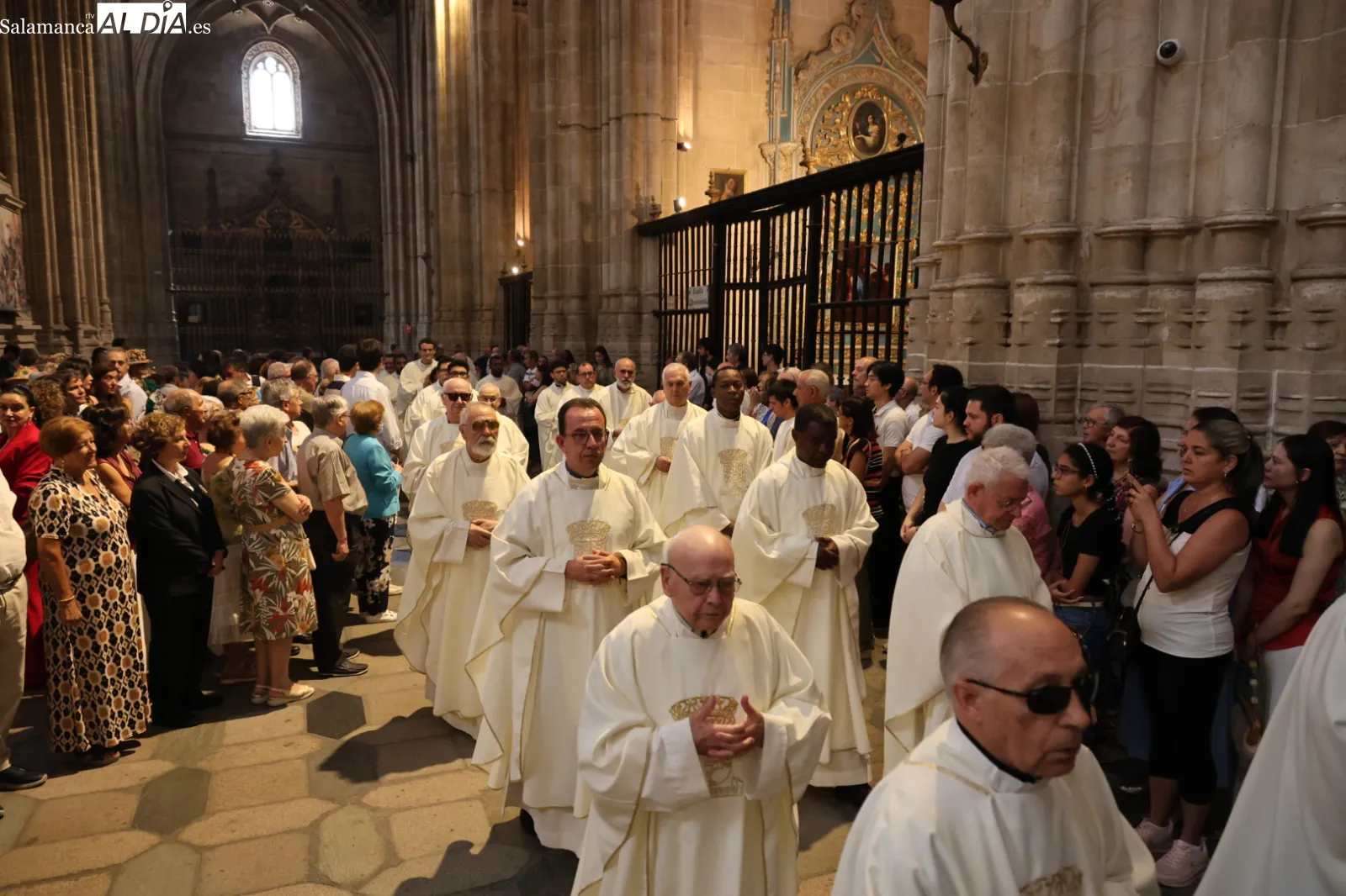 Eucaristía en honor a la Virgen de la Vega en la Catedral de Salamanca. Fotos: David Sañudo