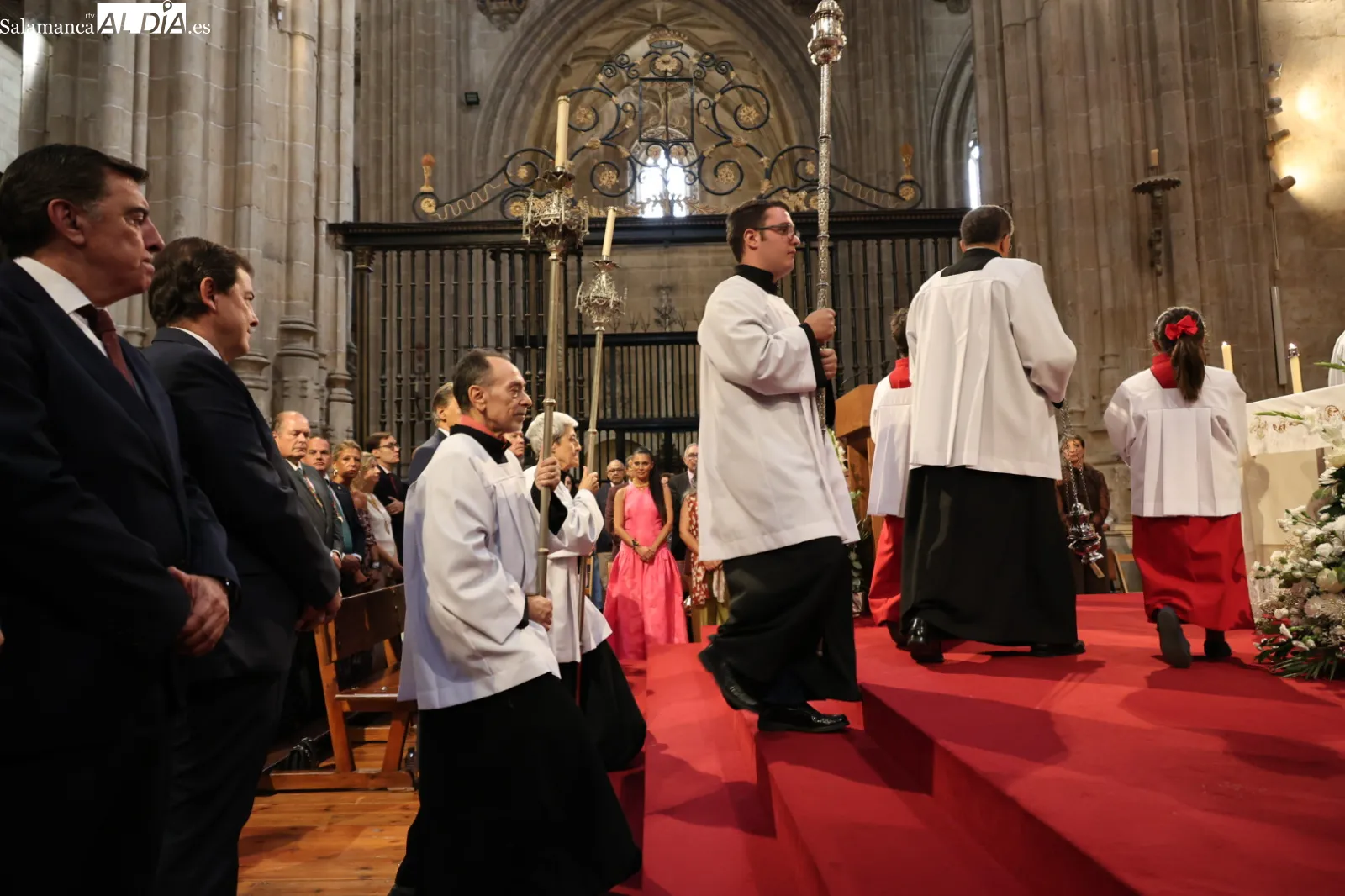 Eucaristía en honor a la Virgen de la Vega en la Catedral de Salamanca. Fotos: David Sañudo