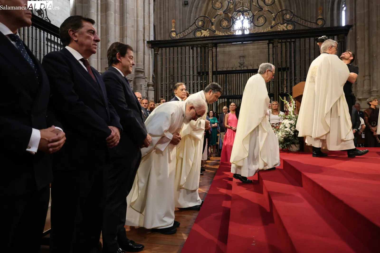 Eucaristía en honor a la Virgen de la Vega en la Catedral de Salamanca. Fotos: David Sañudo