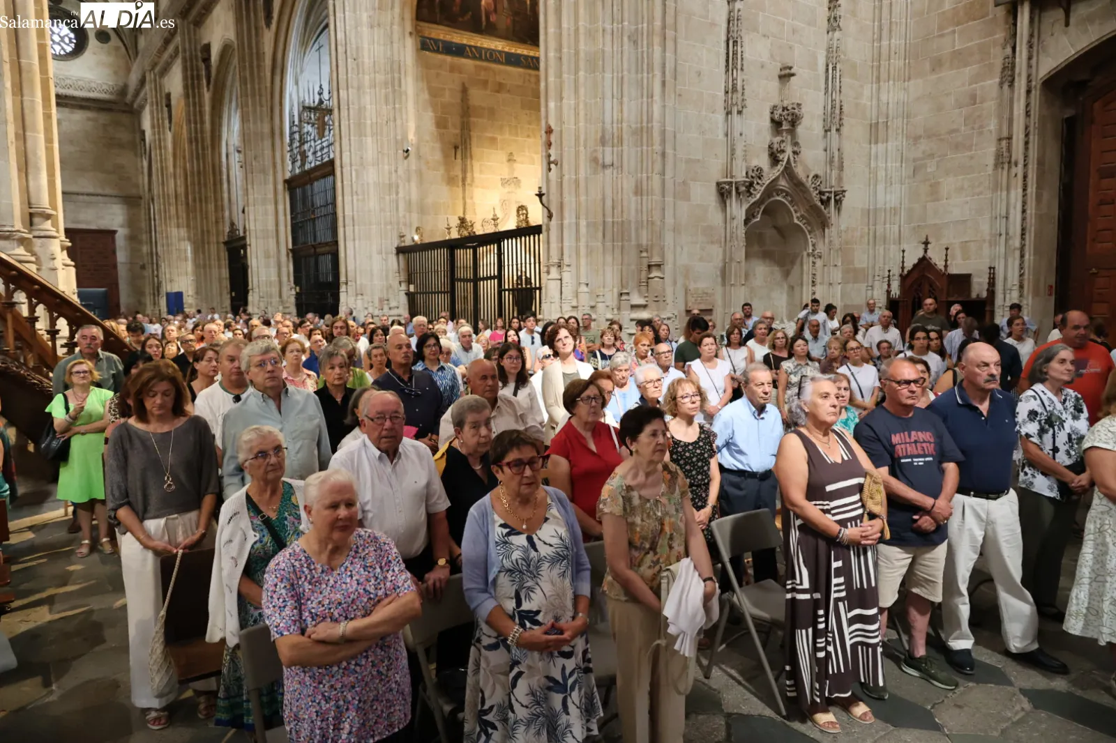 Eucaristía en honor a la Virgen de la Vega en la Catedral de Salamanca. Fotos: David Sañudo