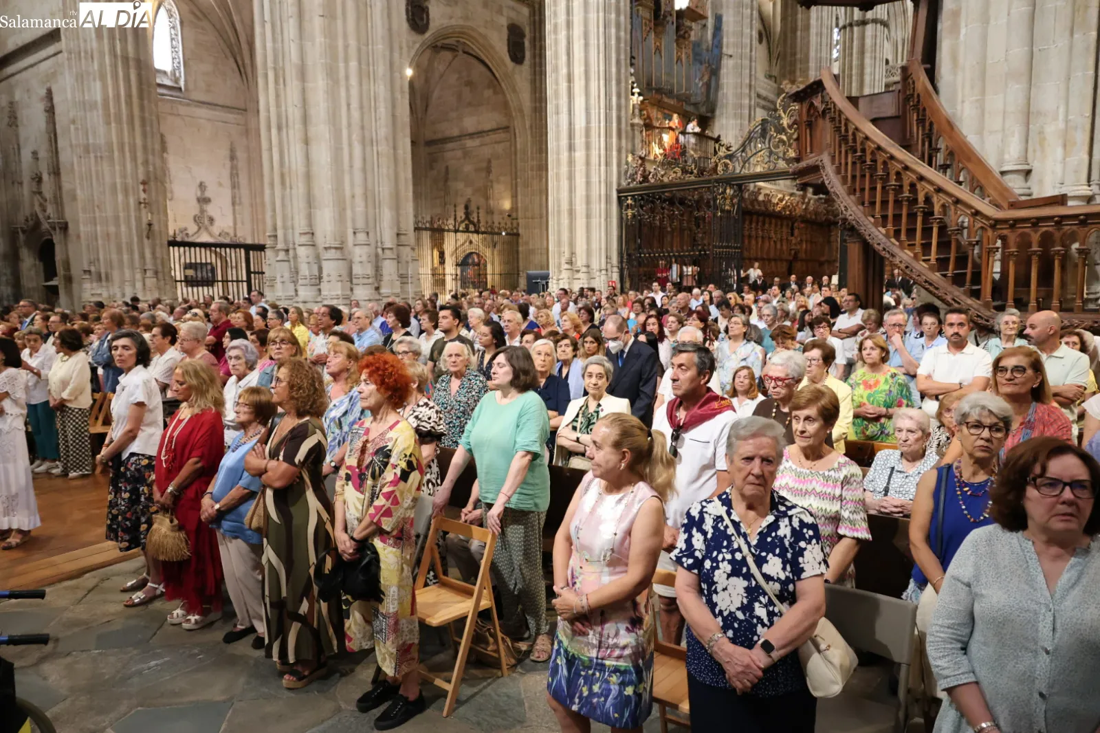 Eucaristía en honor a la Virgen de la Vega en la Catedral de Salamanca. Fotos: David Sañudo